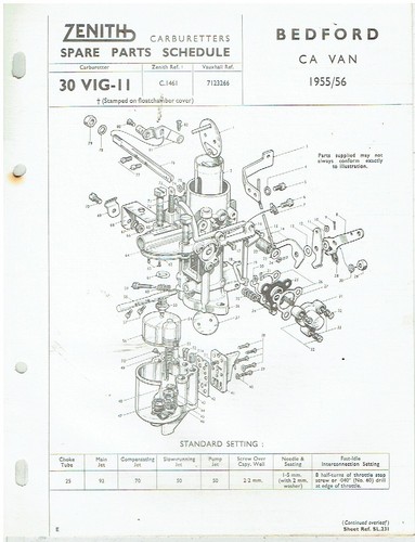 Bedford van 1955 - ca,