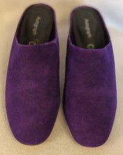Autograph Suede Purple Mule 4