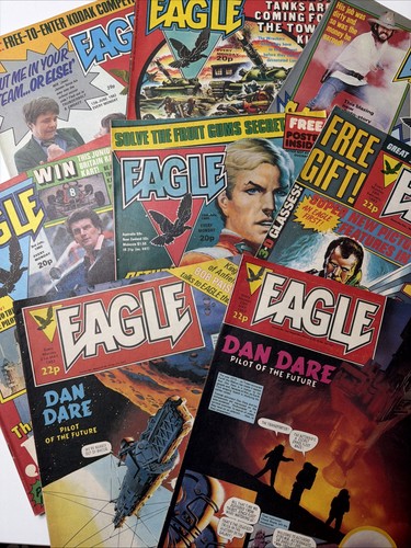 Vintage eagle comics - x,