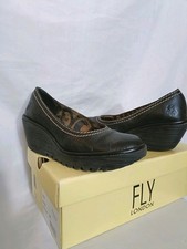 Fly London Yoni wedge 5 black