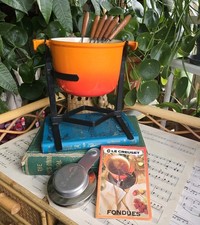 Le Creuset Enamel Fondue Set