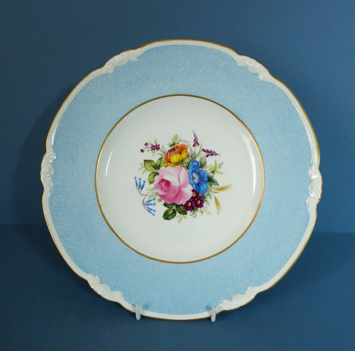 Royal crown derby floral plate - royal,