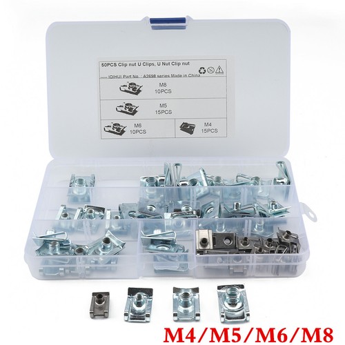 50pcs car nuts - u,
