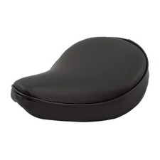 Small Black Vinyl Covered SOLO SEAT for Bobber/Chopper Motorcycles: 903001