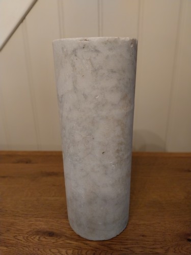 Carrara marble cylinder - carrara, cylinder.