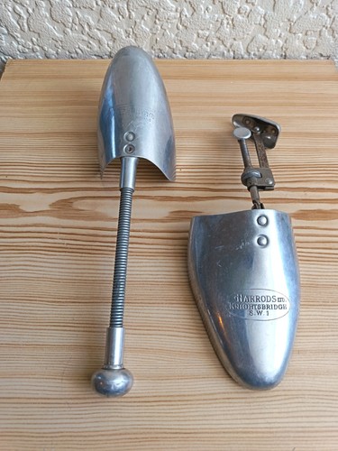 Vintage aluminum shoe tree - vintage,