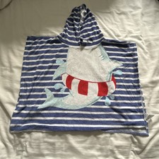 Kids Hooded Towel. Poncho Towel, Beach Towel Swim Towel Size 2-4 Good Condition