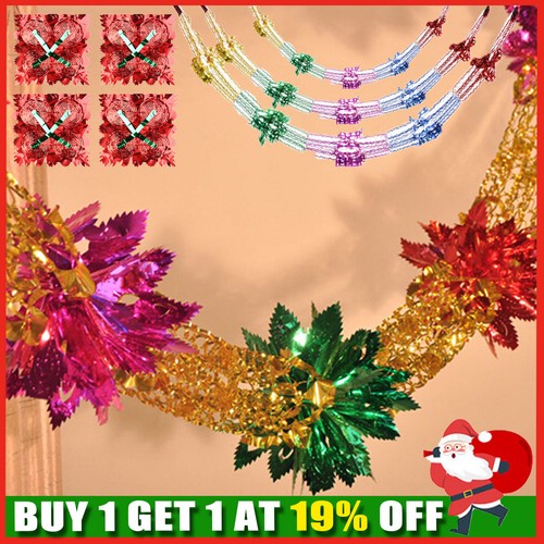 8pcs christmas foil garland - foil,