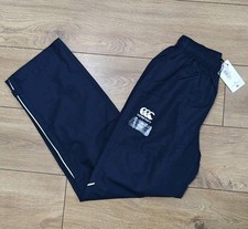 Canterbury Rugby Waterproof Tracksuit Bottoms - Navy Blue - Extra Small XS