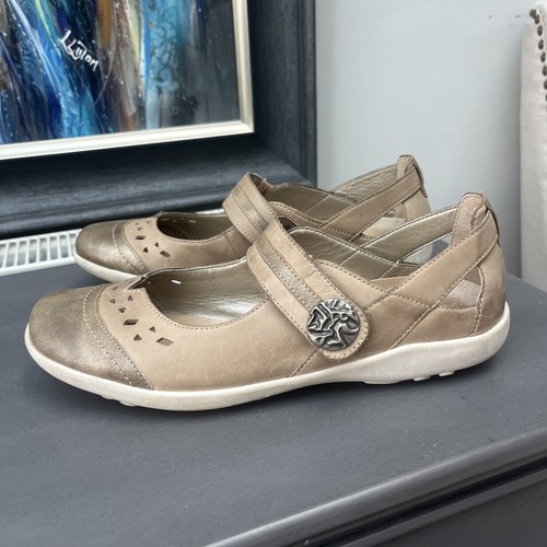 Remonte beige leather sandal - beige,
