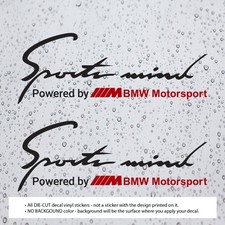 (2x) SPORTS MIND Decal Vinyl