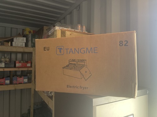 Electric deep fat fryer double - fryer,