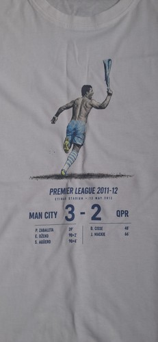 Man city football shirt large - city,