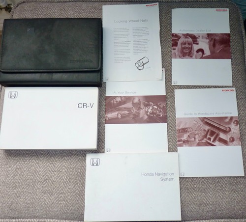 Honda crv owners manual - honda,