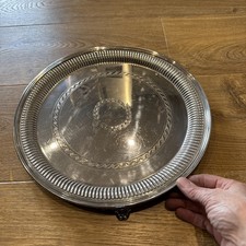 Antique engraved Silver Plate