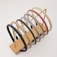 Beaded Crystal Headband Hairband Sparkling Rhinestone Womens Accessories Gift
