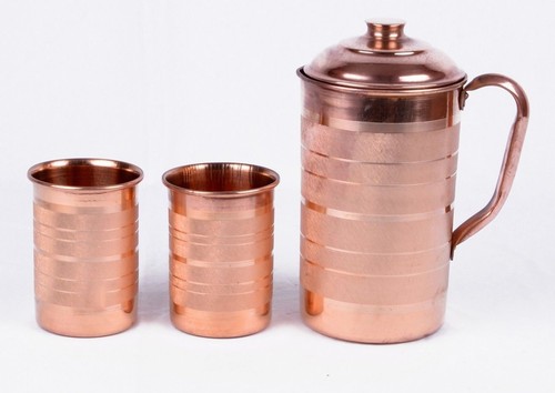 Indian pure copper - indian, jug