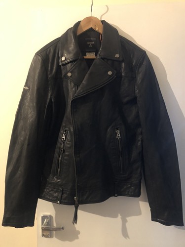 Superdry genuine leather black - genuine,