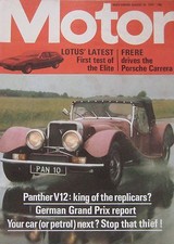 Motor magazine 10 August 1974