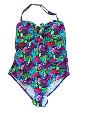 Next UK 14/EUR 42 Multi Floral Maternity Swimsuit With Removable Pads
