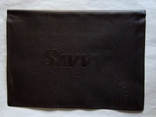 Proton Savvy Brown Document Folder Case Wallet Holder Booklet Brand new