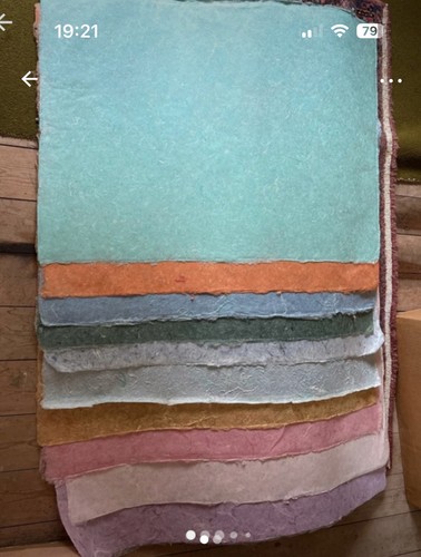 Sheets handmade mulberry - 20,