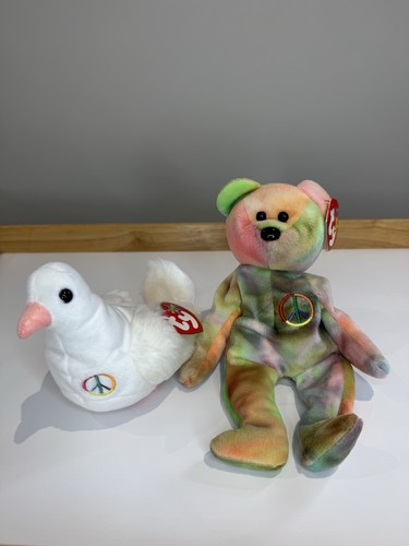 Beanie babies peace bear - bear, &