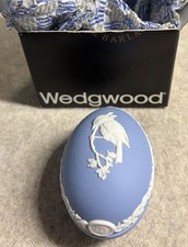 Wedgewood Blue Jasperware Egg
