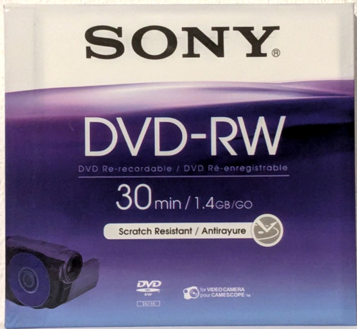 Sony dmw30b mini dvd 8cm - sony, dvd-rw