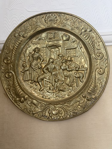 18th century embossed brass - century,