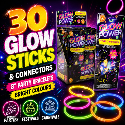 Glow sticks connectors 8 - connectors, 8"