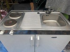Stove with Fridge and connected sink