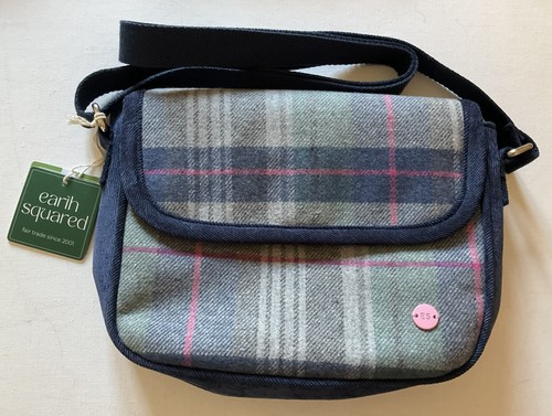 Earth squared tweed wool - earth,