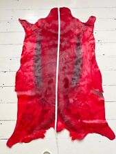 Springbok skin rug, throw, leather