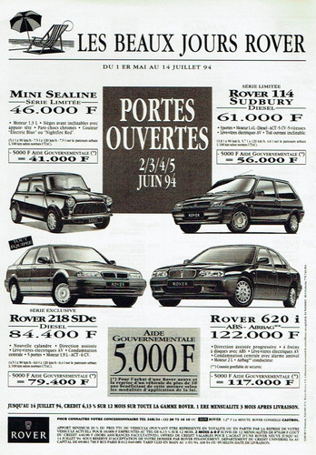 Advertising 0524 1994 - , rover