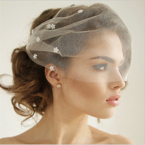 Wedding veil ivory fascinator - wedding,