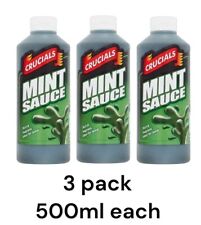 Crucials Mint Sauce 3x 500ml 