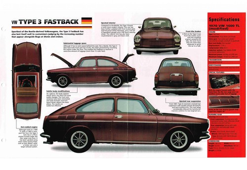 Volkswagen type fastback - type,
