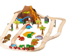 Dinosaur Wooden Train Set -