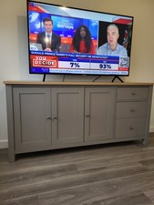 stunning Grey Sideboard  tv