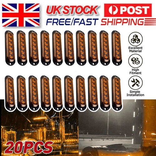 Pcs 12v led side marker - 20,