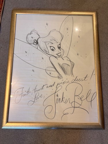 Tinkerbell pencil sketch - tinkerbell,