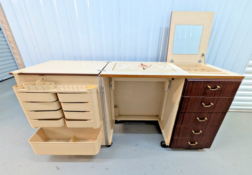 Horn collection sewing - collection, cabinet