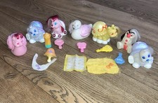 Huge Rare Bundle 80’s Toys Keepers Plus Accessories Rabbit  Swan Turtle Snails