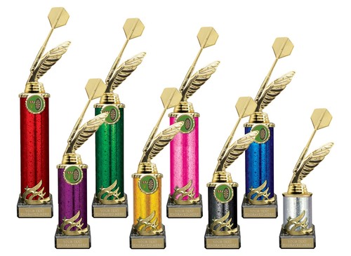 Personalised gold darts - gold,