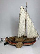 Vintage Large Wooden Dutch Boat 32” long [b.DQ-5]