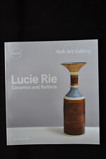 LUCIE RIE CERAMICS & BUTTONS EXHIBITION CATALOGUE YORK STUDIO POTTERY MIYAKE