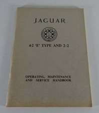 Owners Manual Jaguar E-Type