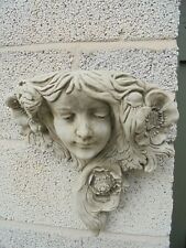 Poppy Lady face wall planter