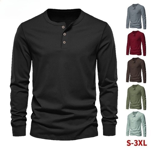 Mens casual long - mens, sleeve